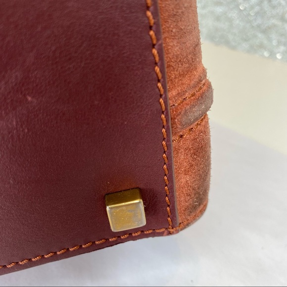 Celine Medium Phantom Medium Luggage Tote Brown Suede - Picture 13 of 16